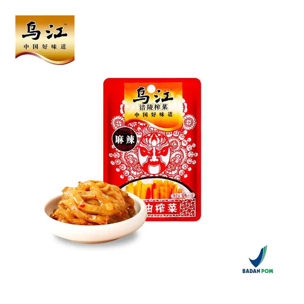 Wujiang Zhacai Hot Oil Chili Mustard 80g