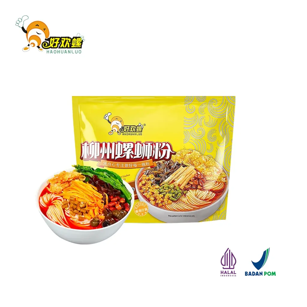 Haohuanluo Mi Beras Instan Rasa Sup Keong Khas Cina 400g