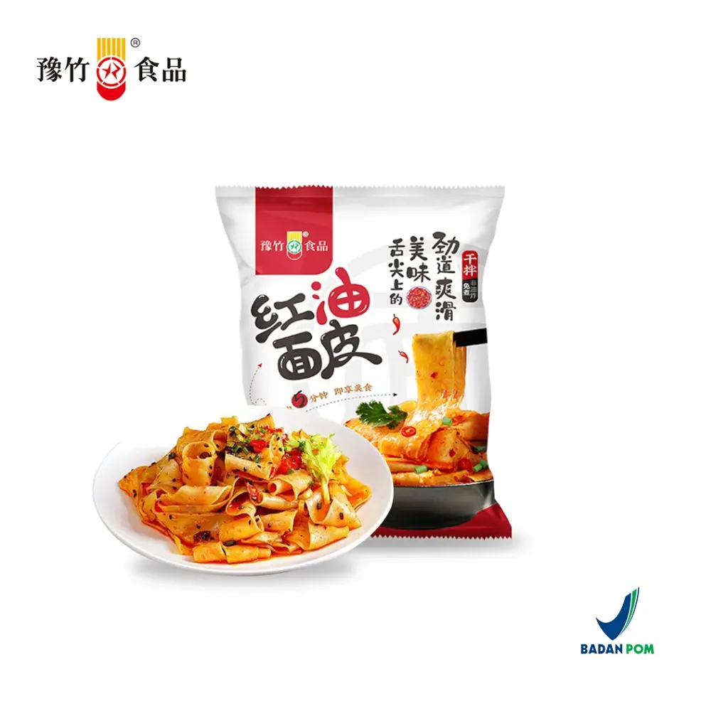 Hong You Mian Pi Rasa Saus Mala (Bag) 125g