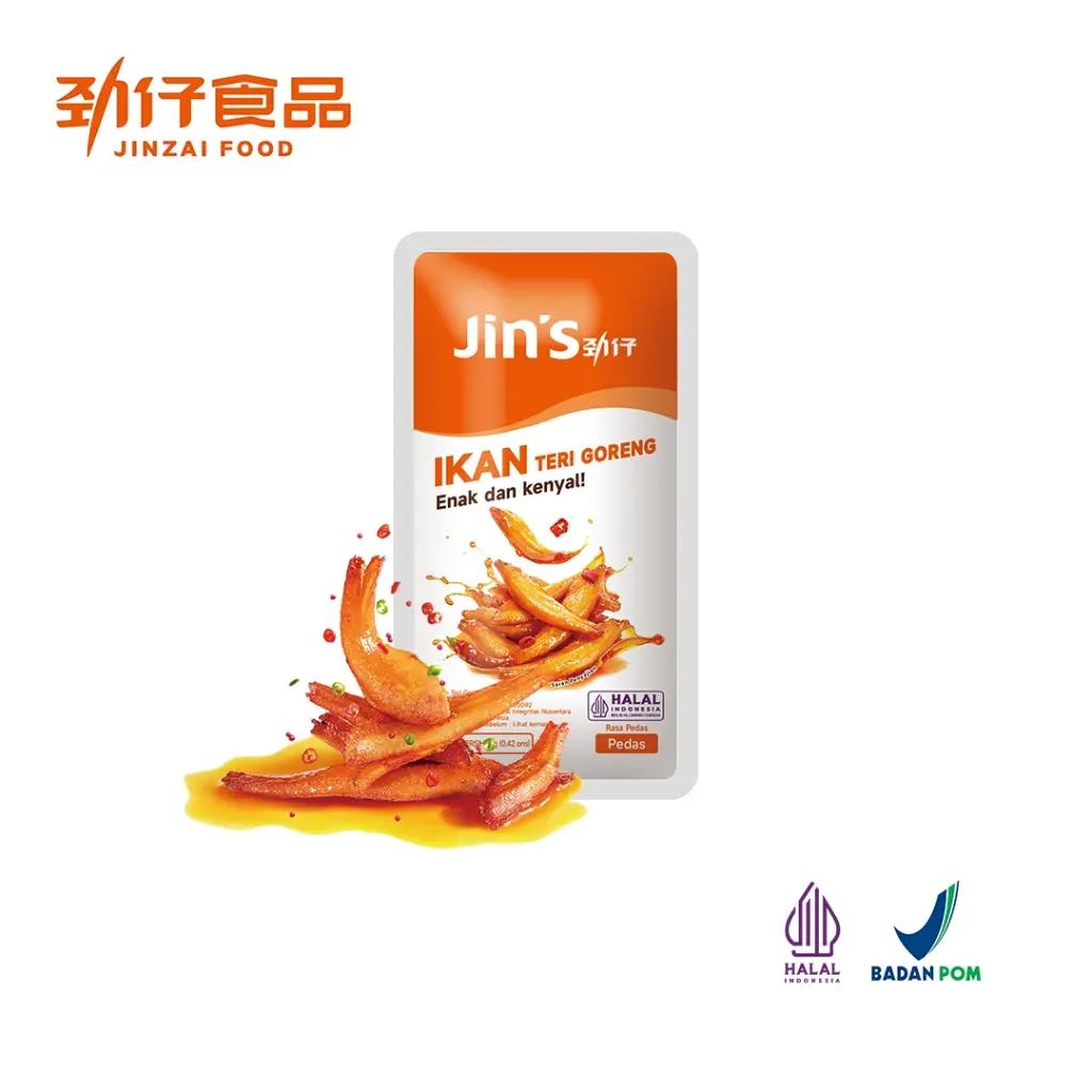 Jin's Fried Fish Spicy Flavor 12g