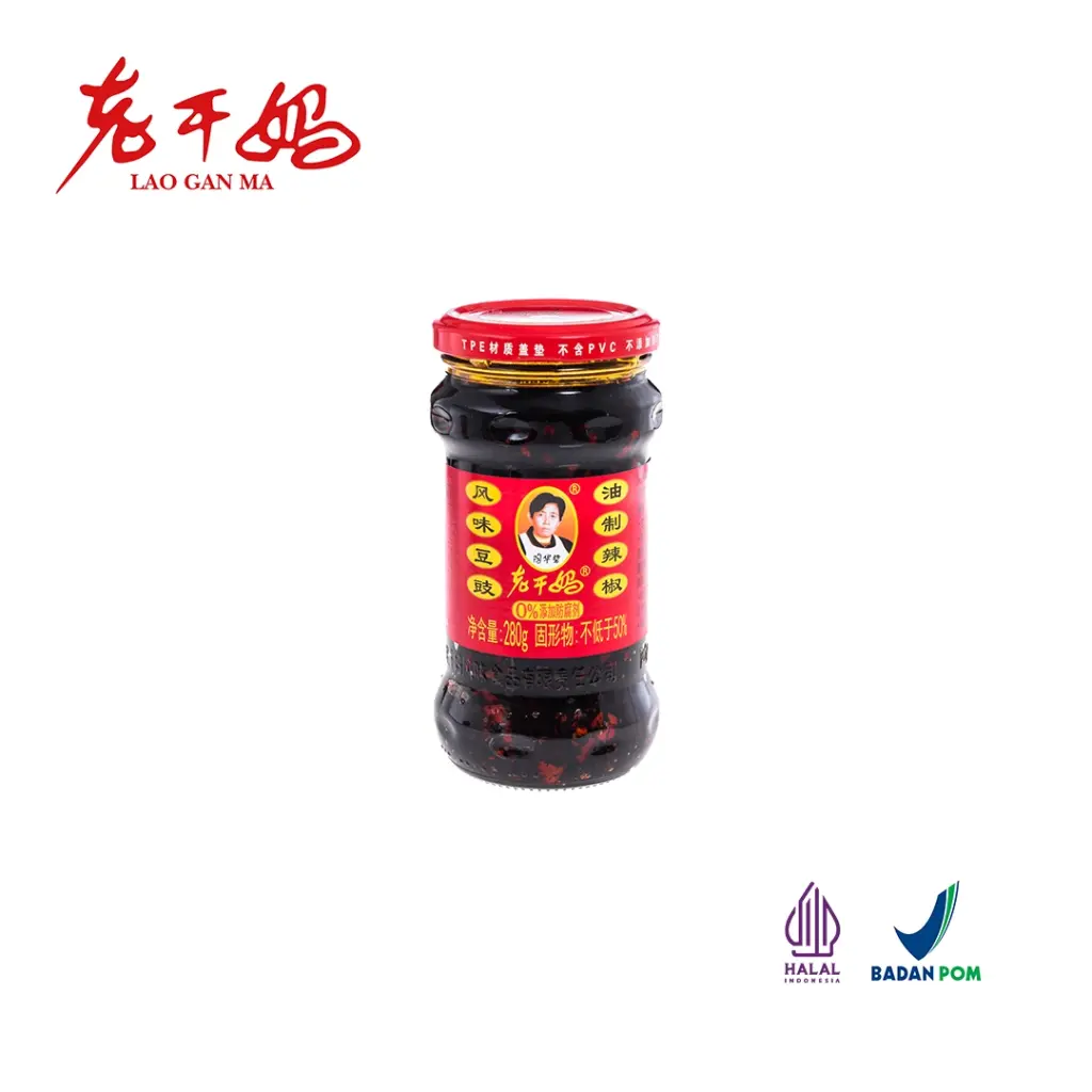 风味豆豉油制辣椒 280克