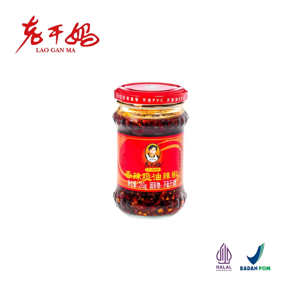 香辣脆油辣椒 210克