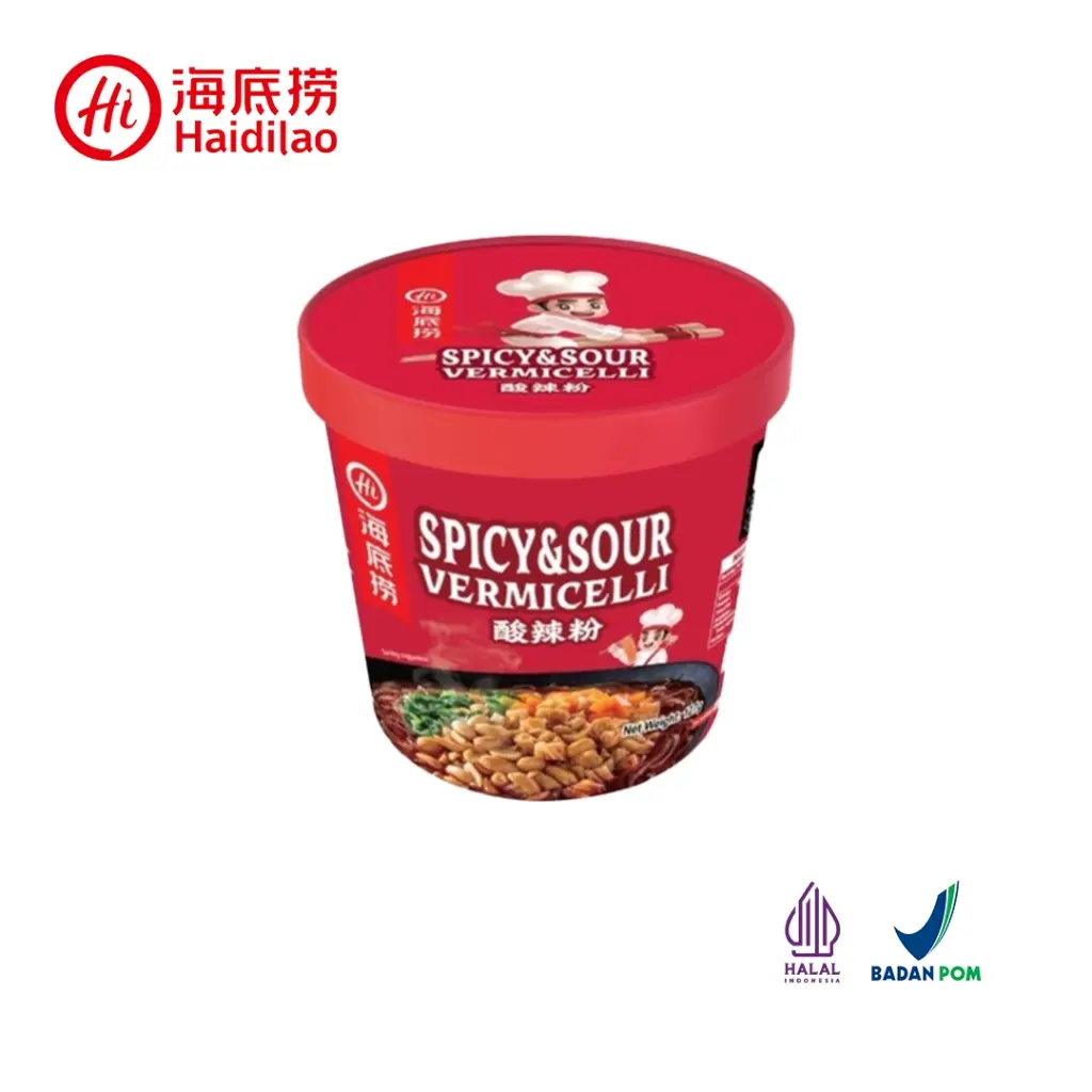 Haidilao Spicy & Sour Vermicelli Cup 127g