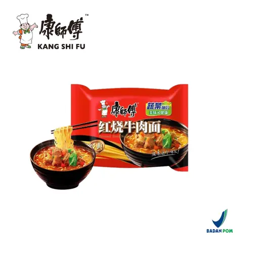 [KSF01] 红烧牛肉面 (袋装) 104克