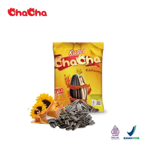 [CCFI08] Cha cha Roasted Sunflower Seeds Caramel Flavour 8g (1 pack of 10 pcs)
